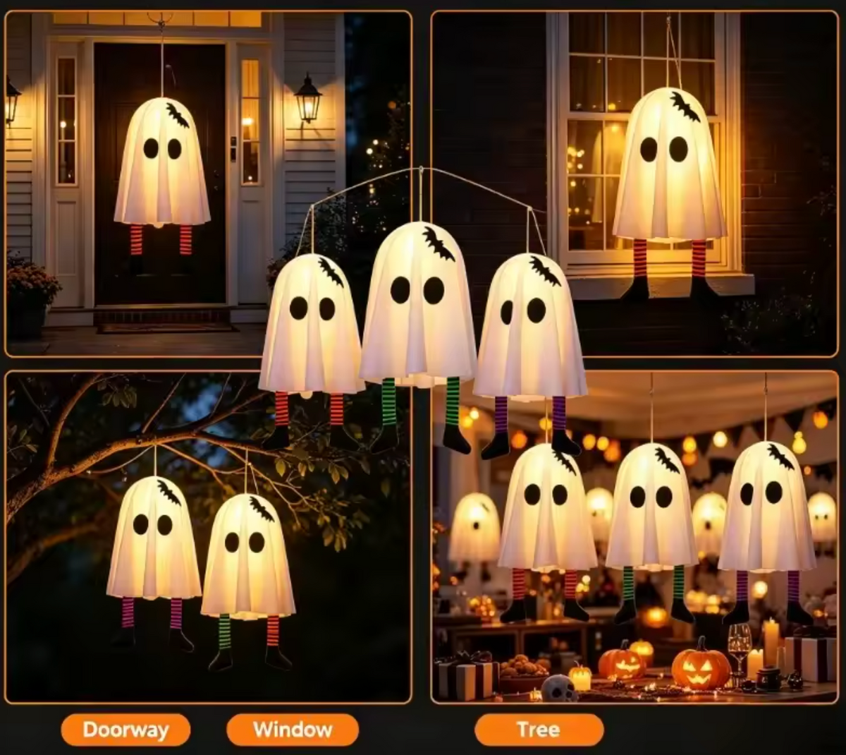Hanging Halloween Ghost